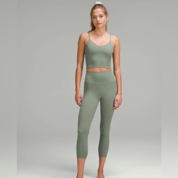 Lululemon Align Cropped Cami Tank Top *Light Support, C/D Cup
Grey Eucalyptus - Picture 3 of 7